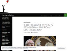 Tablet Screenshot of mymorningmeditations.com